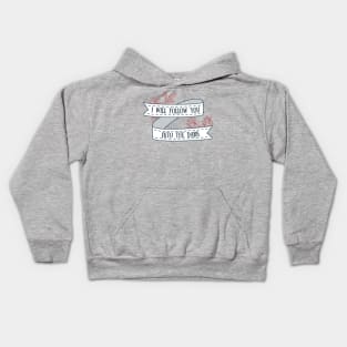 I Will Follow You Into the Dark Kids Hoodie